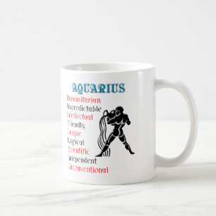 Mug SYMBOLE Zodiaque Aquarius Horoscope