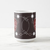 Mug SYMBOLE Zodiaque Aries Astrologie Mandala Rouge Gr (Centre)