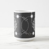 Mug SYMBOLE Zodiaque Cancer Astrologie Mandala Grey Bl (Centre)