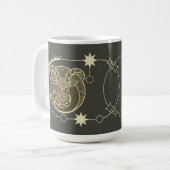 Mug SYMBOLE Zodiaque Capricorne Astrologie Mandala Spi (Devant gauche)