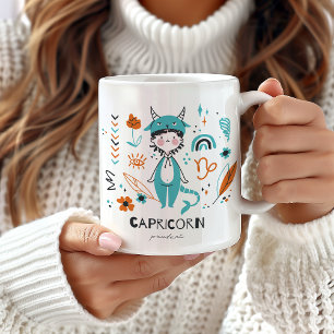 Mug Symbole Zodiaque Capricorne, Capricorne mignonne
