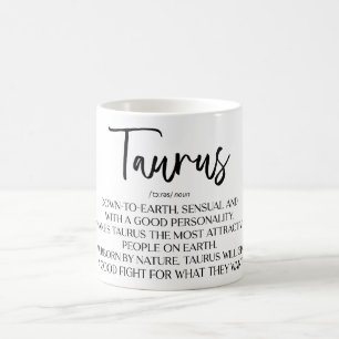 Mug Symbole zodiaque céleste Mug/Taurus