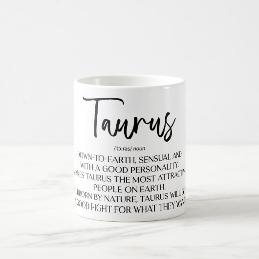 Mug Symbole zodiaque céleste Mug/Taurus (Centre)
