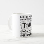 Mug Symbole zodiaque céleste Mug/Taurus Description (Devant gauche)