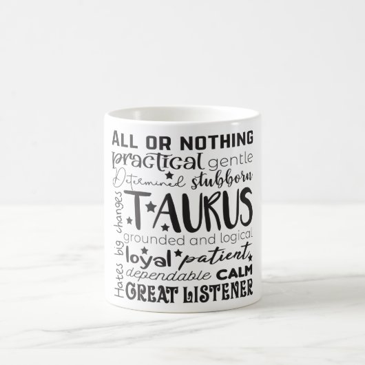 Mug Symbole zodiaque céleste Mug/Taurus Description (Centre)
