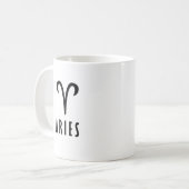 Mug Symbole zodiaque d'Aries (Devant gauche)