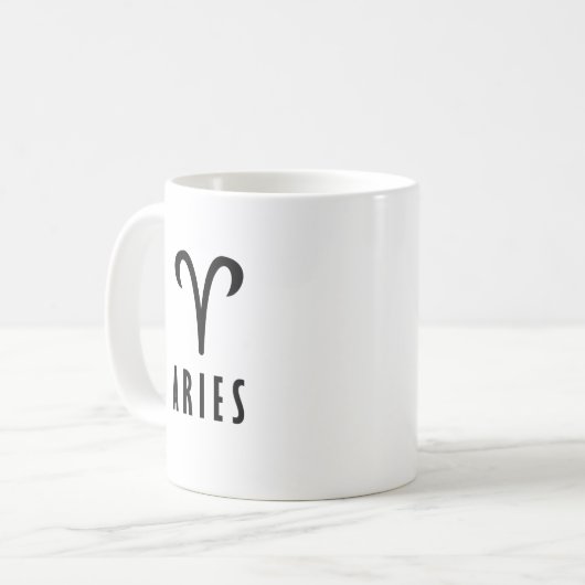 Mug Symbole zodiaque d'Aries (Devant gauche)