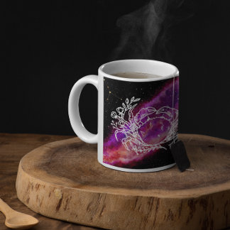 Mug Symbole zodiaque de la constellation du cancer ros