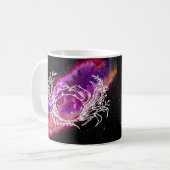 Mug Symbole zodiaque de la constellation du cancer ros (Devant gauche)