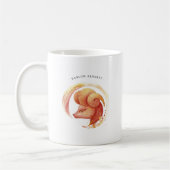 Mug SYMBOLE Zodiaque des baies d'aquarelle | Monogramm (Gauche)