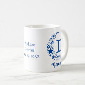 Mug SYMBOLE Zodiaque Gemini Astrologie Anniversaire Bl (Devant droit)