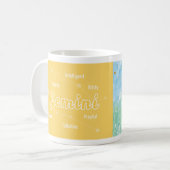 Mug SYMBOLE Zodiaque Gemini Pastel Aquarelle Astrologi (Devant gauche)