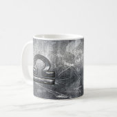 Mug SYMBOLE Zodiaque Libra Acier industriel désorganis (Devant gauche)