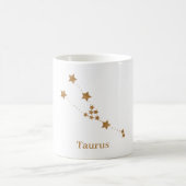 Mug SYMBOLE Zodiaque Moderne Taurus Or | Élément Terre (Centre)