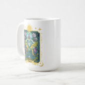 Mug Symbole zodiaque Pisces 15 oz (Devant gauche)