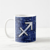 Mug SYMBOLE Zodiaque Sagittaire Argent Camion numériqu (Gauche)