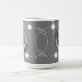 Mug SYMBOLE Zodiaque Scorpio Astrologie Mandala Noir B (Centre)