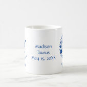 Mug SYMBOLE Zodiaque Taurus Astrologie Anniversaire Bl (Centre)
