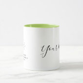 Mug "Symbole zodiaque Taurus personnalisé Nom et trait (Centre)