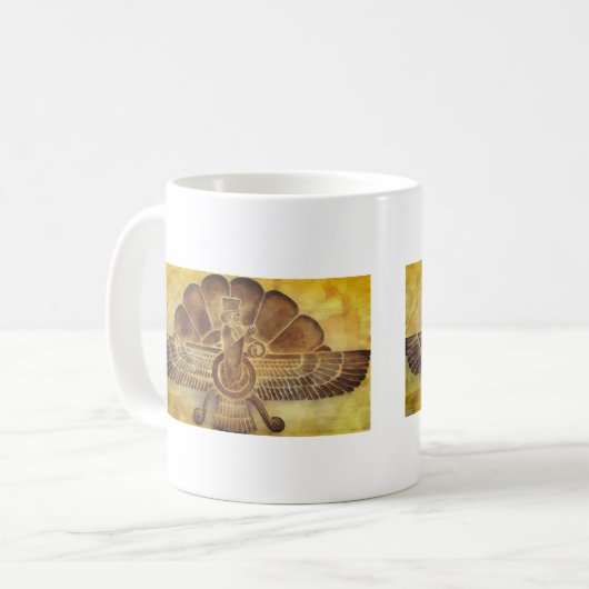 Mug Symbole Zoroastrien Faravahar (Devant gauche)
