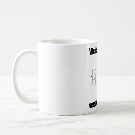 Mug Symboles d'Aresti Programme d'aérobie Modèle pilot (Gauche)
