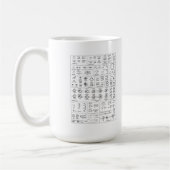 Mug Symboles de code couleurs et de schéma de (Gauche)