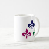 Mug Symboles de fleur de lis (Devant droit)