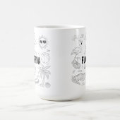 Mug Symboles de Floride dessinés à la main (Centre)