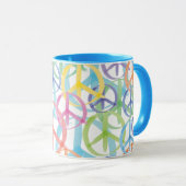 Mug Symboles de paix (Devant droit)