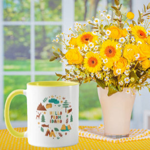 Mug Symboles d'état de l'art vectoriel Idaho