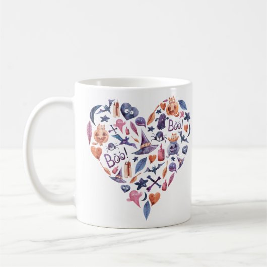 Mug Symboles d'Halloween (Gauche)