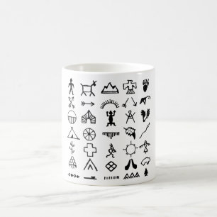 Mug Symboles d'images amérindiens
