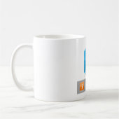 Mug Symboles d'information brillants modernes (Gauche)