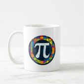 Mug Symboles du jour pi de pi (Gauche)
