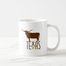 Symboles du Texas, Longhorn, marron