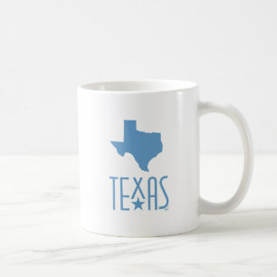 Mug Symboles du Texas, Texas, bleu