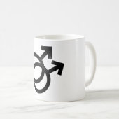 Mug Symboles gais des syndicats, Mars, couple (Devant droit)