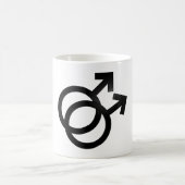Mug Symboles gais des syndicats, Mars, couple (Centre)