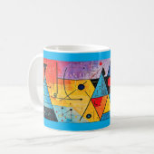 Mug Symboles géométriques Abstrait #02 (Devant gauche)