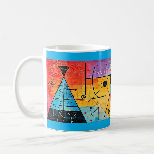 Mug Symboles géométriques Abstrait #02 (Gauche)