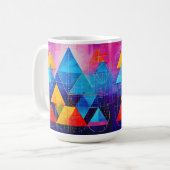Mug Symboles géométriques Abstrait #10 (Devant gauche)