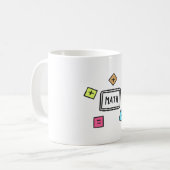 Mug Symboles mathématiques Étudiants et parents (Devant gauche)