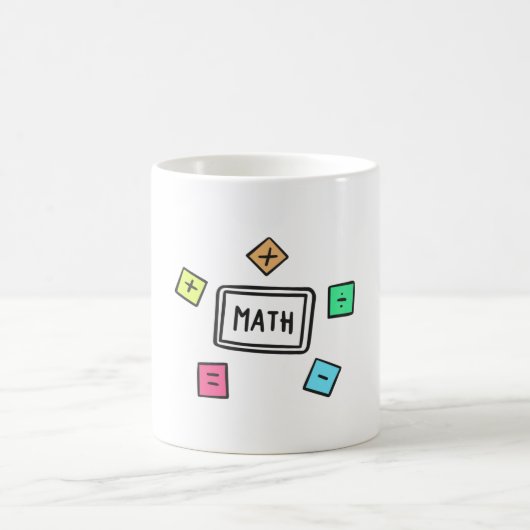 Mug Symboles mathématiques Étudiants et parents (Centre)