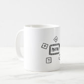 Mug Symboles mathématiques pour enfants (Devant gauche)