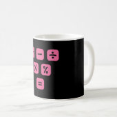 Mug Symboles mathématiques Signes mathématiques (Devant droit)