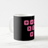 Mug Symboles mathématiques Signes mathématiques (Devant gauche)