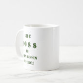 Mug Symboles monétaires Funny Green Boss Financial (Devant gauche)