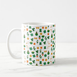 Mug Symboles motifs irlandais chanceux, jour de saint