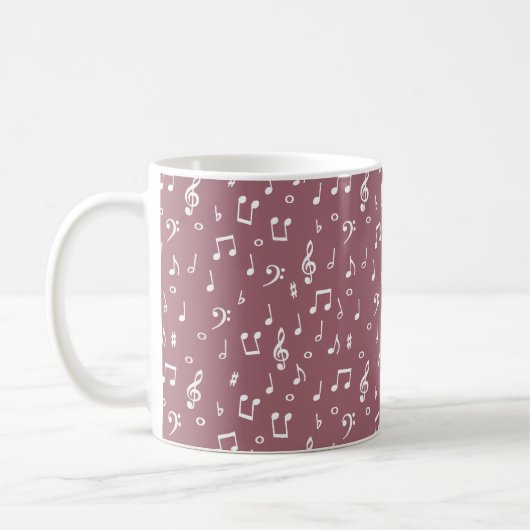 Mug symboles musicaux  (Gauche)