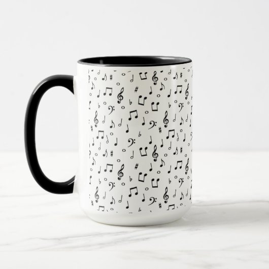 Mug Symboles musicaux (Gauche)
